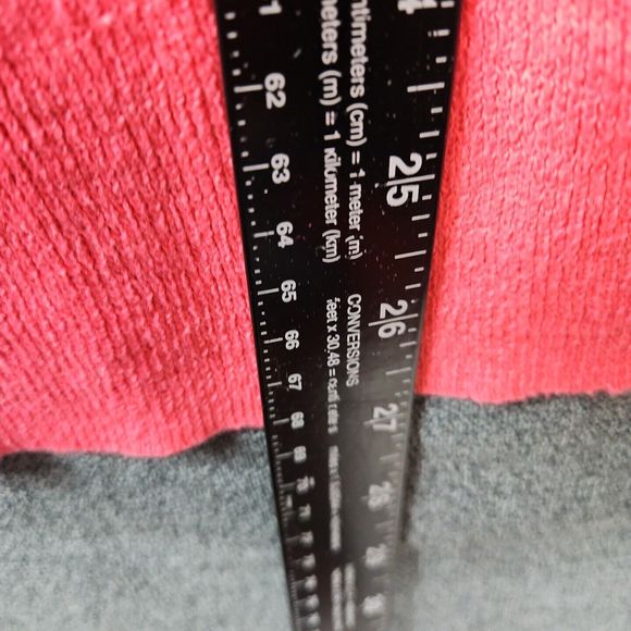 Bay Studio Women's XL Linen Cotton Nylon Pullover Sweater PINK - Picture 4 of 9